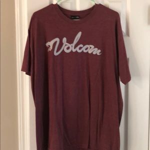 Burgundy Volcom shirt